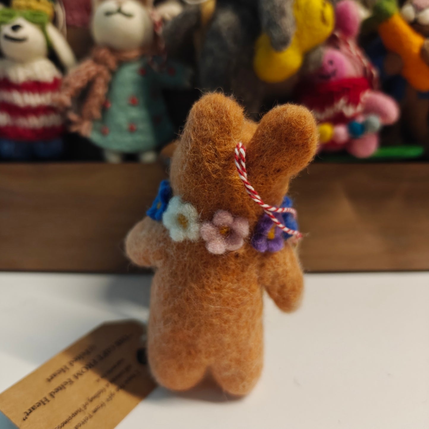 Felted Heart 可爱柯基 手工羊毛毡娃娃