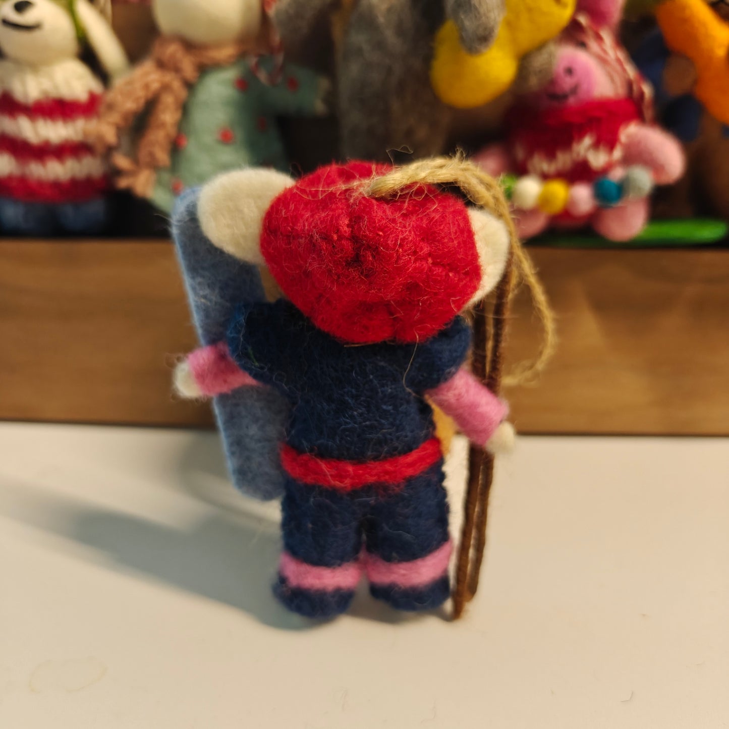Felted Heart 滑板狗狗 手工羊毛毡