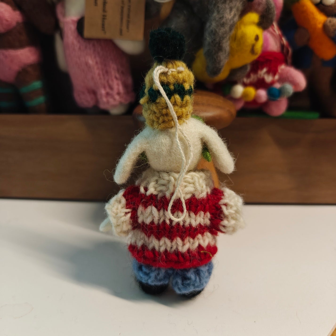 Felted Heart 眼镜狗狗 手工羊毛毡