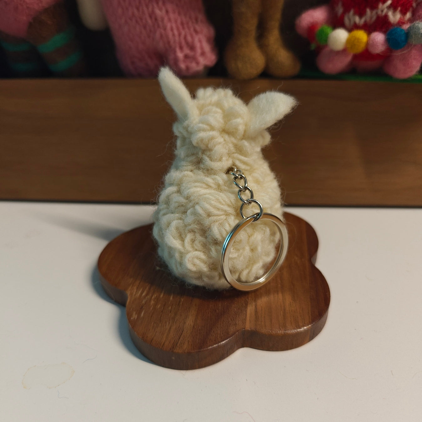 Felted Heart 小白羊 手工羊毛毡