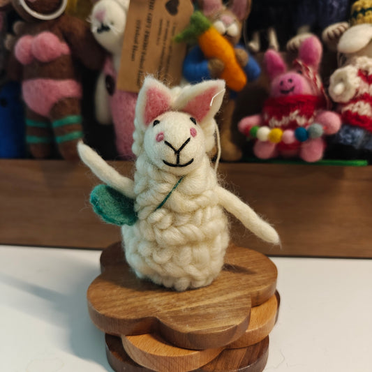 Felted Heart 挎包小羊 手工羊毛毡